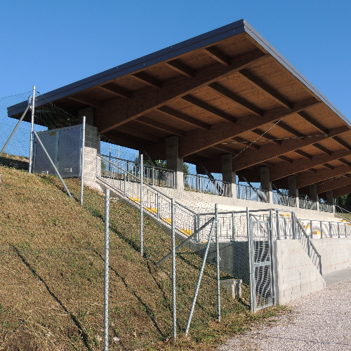 Nuova tribuna impianto sportivo di viale dello sport